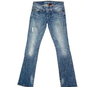 Light Wash Distressed Guess Jeans
